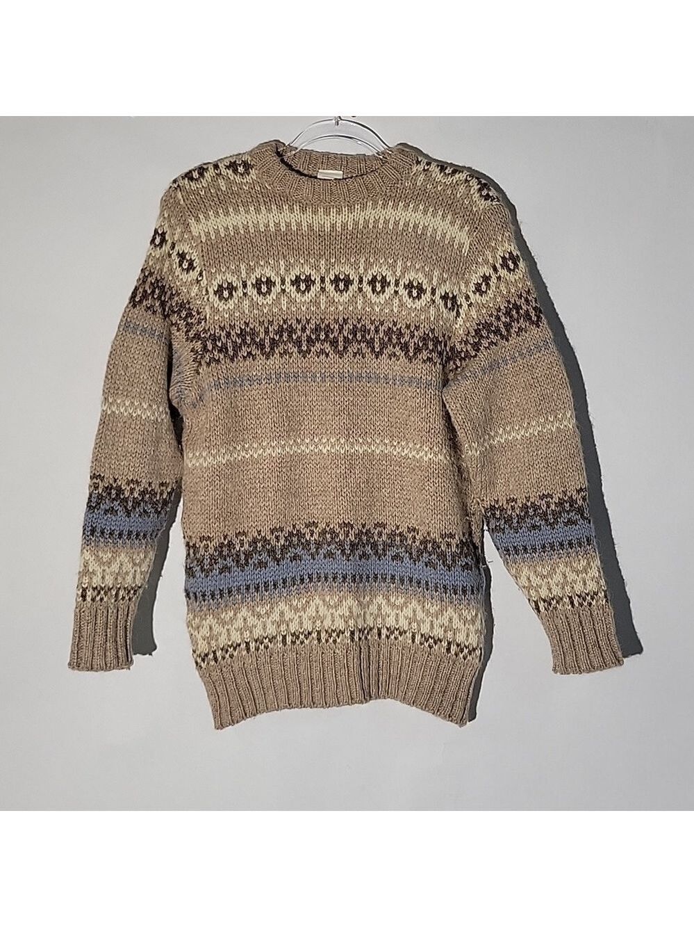 Vtg Women's St Michael's Pure New Wool Crewneck Sweater, Made in the UK, Size L